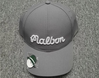 Malbon Golf Hat Inspired with Ball Marker Customizable