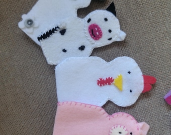 Old McDonald had a farm finger puppets