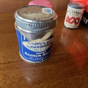 vintage snuff cans, tobacco cans, snuff cans, antique, vintage, old school