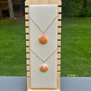 RARE Hawaiian Sunrise Shell Necklace in Gold or Silver