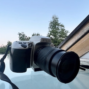 Nikon F60 35mm SLR Film Camera with Nikon AF Zoom Lens – Tested, Vintage Film Photography