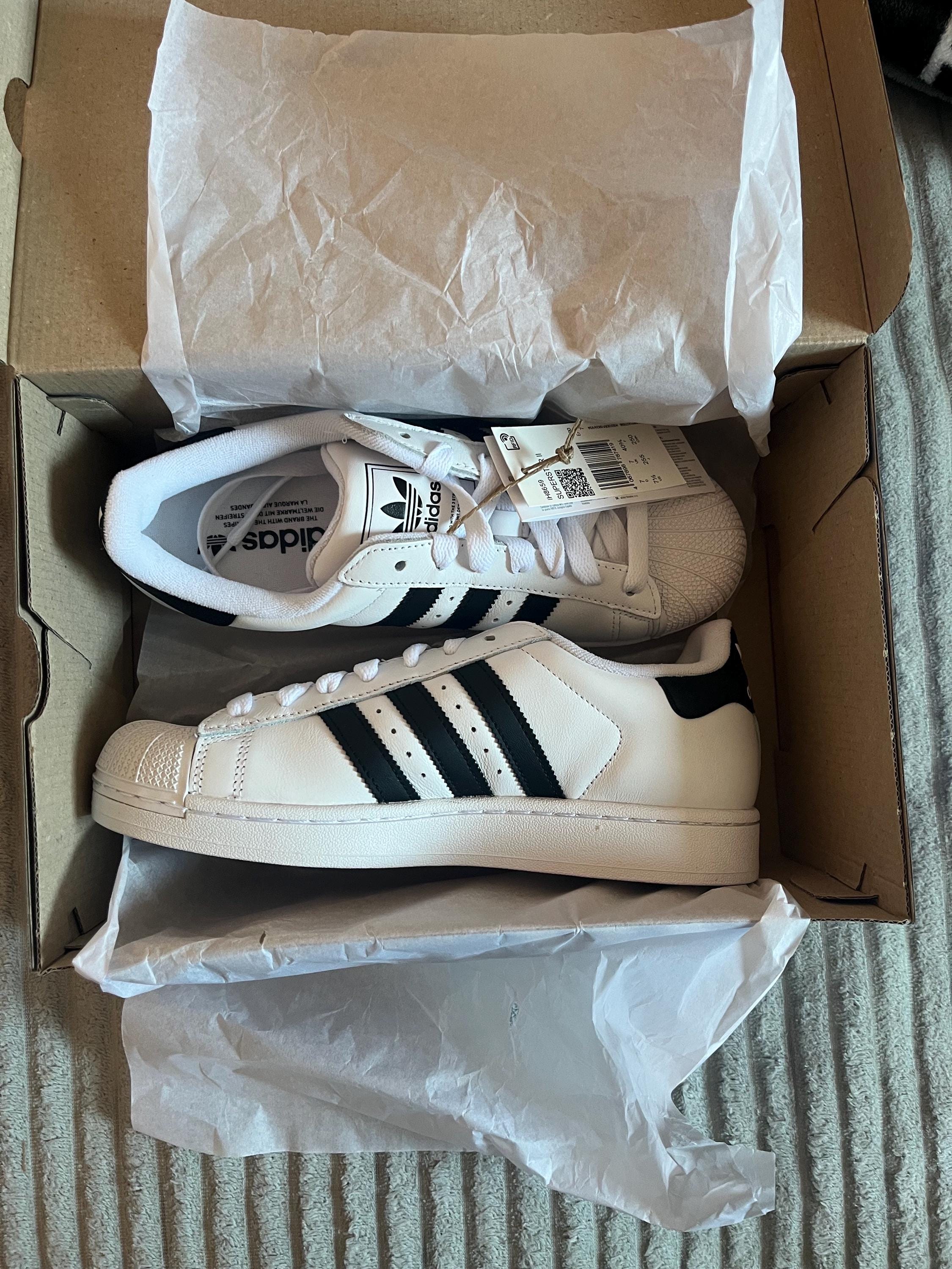 adidas gazelle silver green womens Used Adidas Superstar II Triple Black (JI0081)