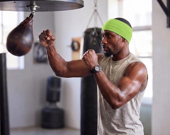 Men's Cotton Headband: Sports, Fitness, Soccer - Made in USA