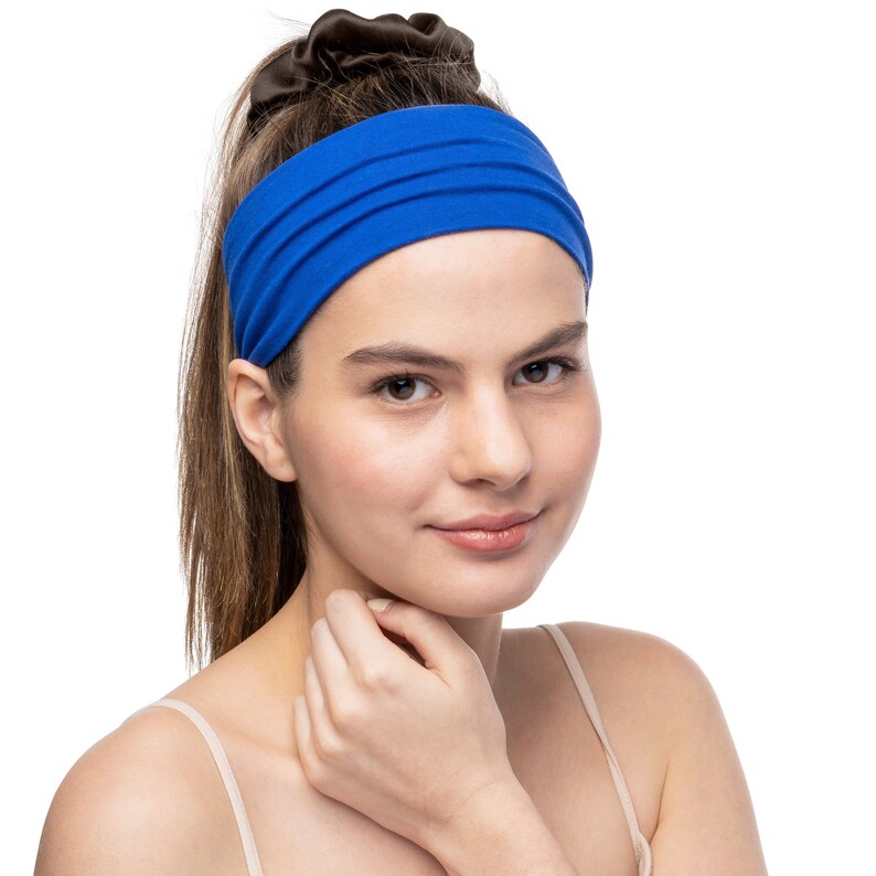 Headbands Cotton Jersey 3 5 8 Wide Unisex Etsy