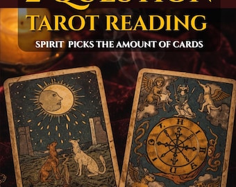 2 Question Tarot Reading: Spirit-Led Guidance (Digital Download)