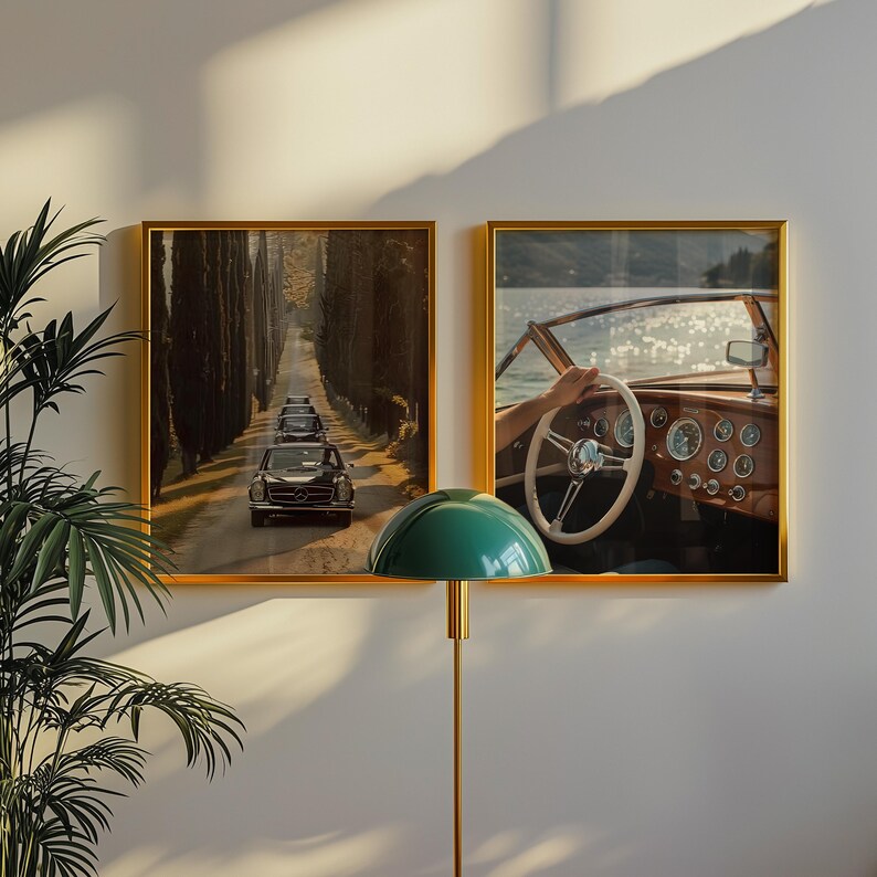 Vintage Ralph Loren inspired print Set of Three, Old money aesthetic luxury prints, Retro Girly Apartment Prints, Photography prints Set of3