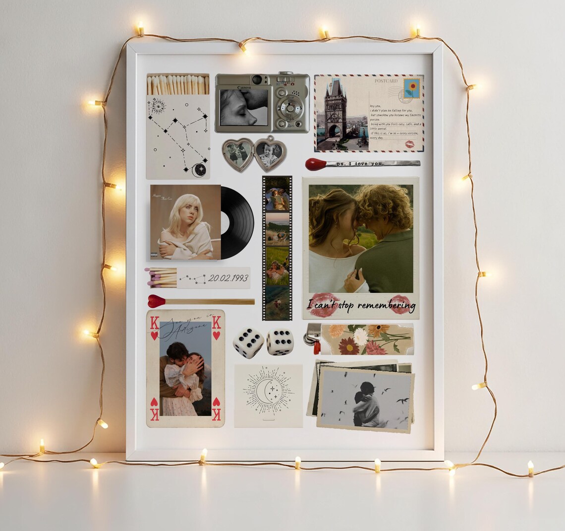 Custom Matchbox Art Template DIY Canva Matchbook Poster First