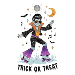 Watercolor Vampire Clipart: Retro Gothic Halloween Graphics (Digital Download, 4096x4096px PNGs)