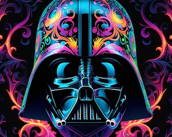 ダース・ベイダー AI アートプリントセット：スクエアホーム