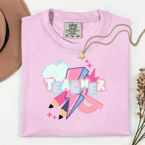Comfort Colors Teacher Shirt, School Teacher Shirt, Pre K Teacher Shirt, Custom Shirt, Back to School Shirt, Teacher Appreciation Tee