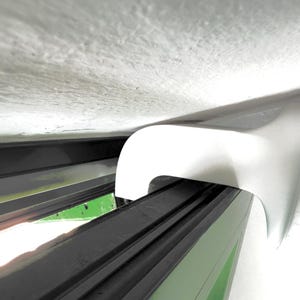 Fensteradapter für AC Abluftschlauch - PETG, 13.5 cm/ Innendurchmesser + Wunschmaß