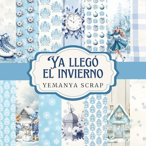 Digital collection. Christmas. Winter. Scrapbooking