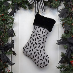 Christmas Goodies Stripe Stocking –