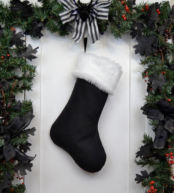 Black christmas stocking deals