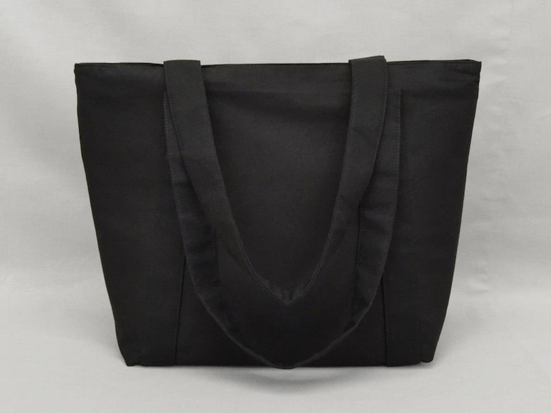 black tote bag fabric