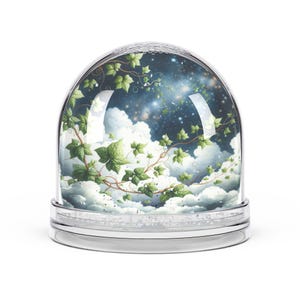 Bola de nieve encantadora: decoración mágica, regalo navideño, paraíso invernal, adorno de recuerdo, decoración para el hogar