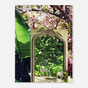 Póster de papel semibrillante premium Jardin d'hiver Collage