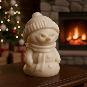 Bałwan – plik STL do druku 3D | Nowoczesny minimalizm | Dekoracja świąteczna | Cyfrowy model 3D