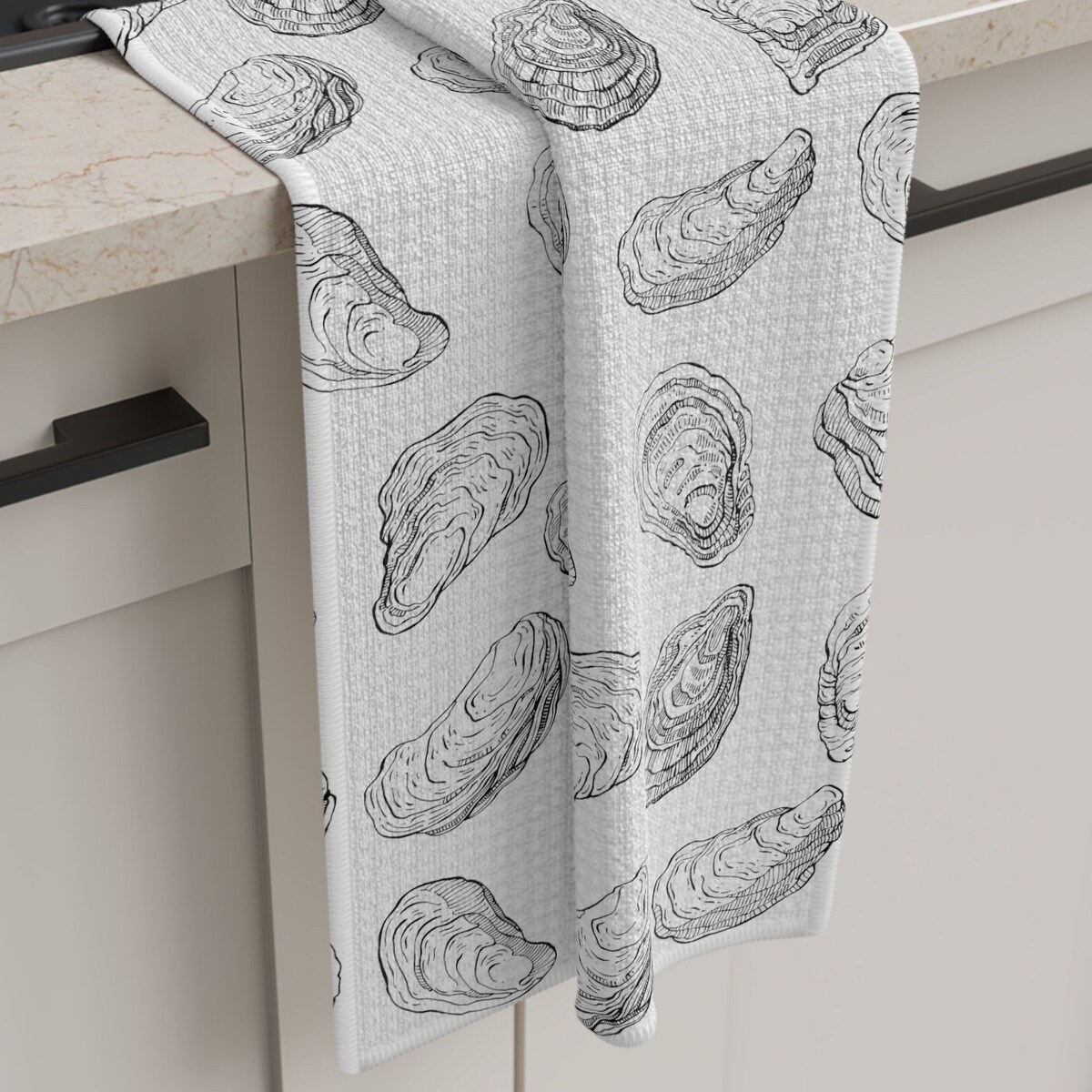 Oyster Towel, Oyster Kitchen Towel, Oyster, Oysters, Coastal Towel, Nautical Towel, Seashell Towel, Nautical Towel, Oyster Gift, Foodie Gift - Etsy