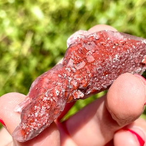 Druzy RED Hematite Crystal Quartz cluster  Morocco mineral Specimen Root Chakra supporting Meditation Stones minerals manifesting collector
