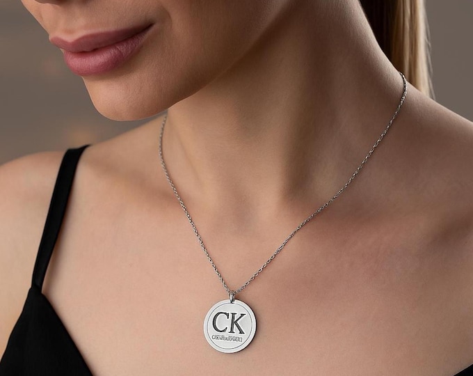 Featured listing image: Charlie Kirk Memorial Necklace: American Patriot Jewelry, Personalized Sterling Silver