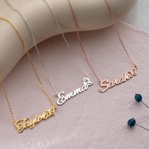 Custom Birth Butterfly Necklace with Name Personalized Name Gold Necklace with Butterfly Customized Birthday Gift for Mom, Bridesmaid Gifts