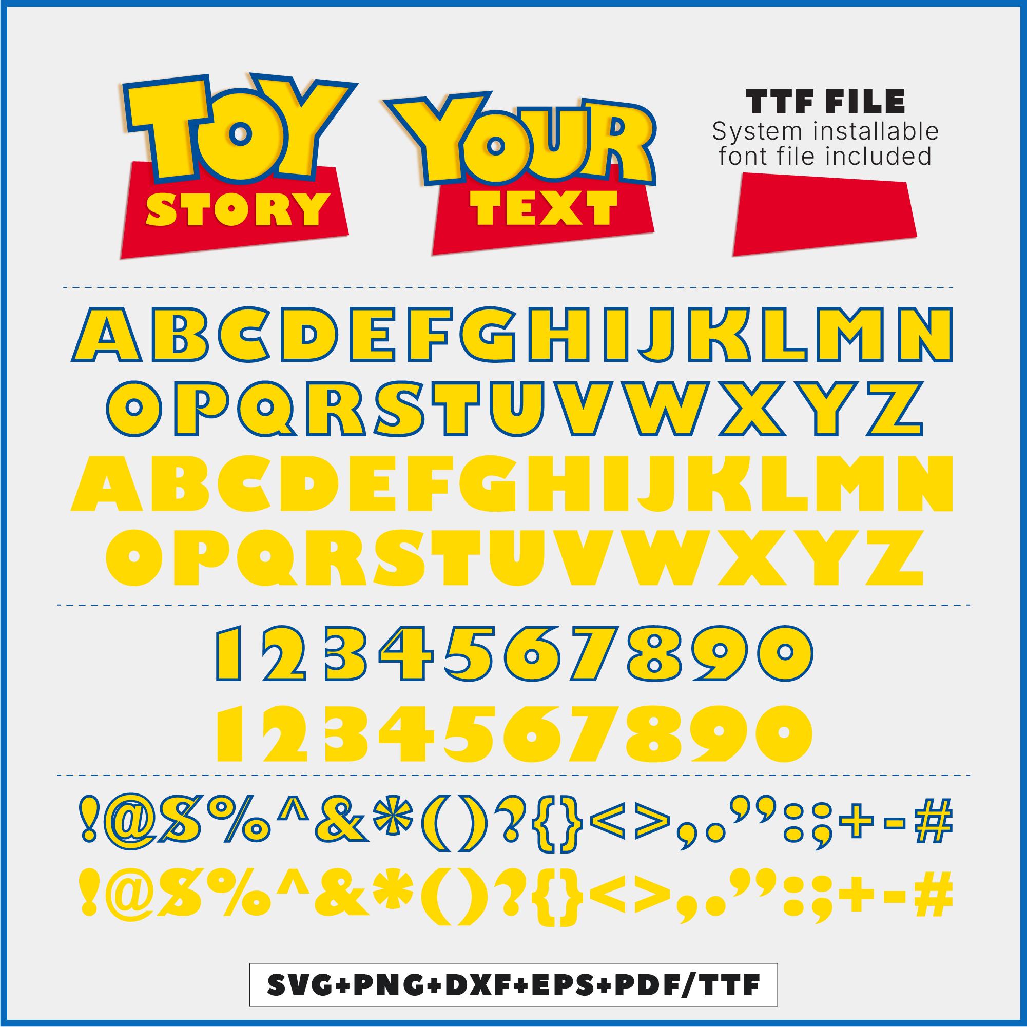 Toy story letter - Etsy 日本