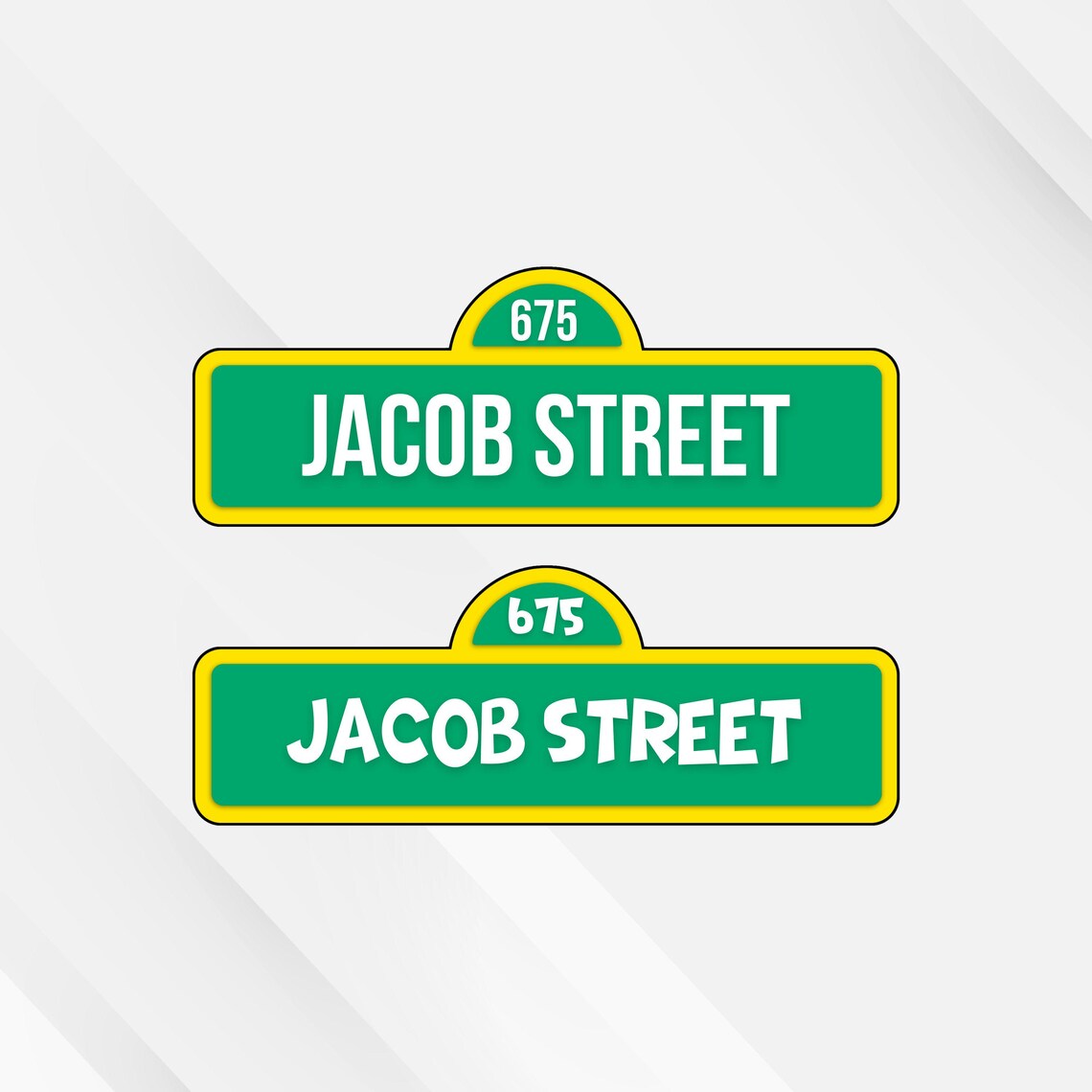 Street Sign SVG, Custom Street Sign, Editable Street Sign Canva ...