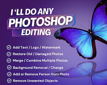 Professional Photo Editing Services: Retouch, Restore, Background Change