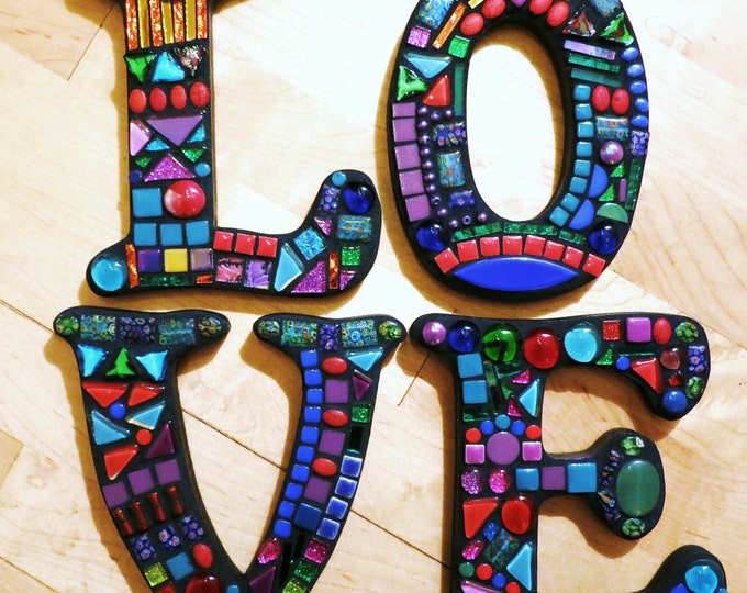 CUSTOM Mixed Media Mosaics Glass Beads by WiseCrackinMosaics