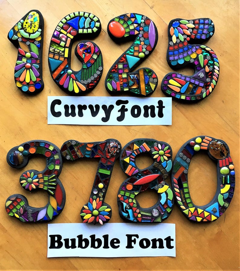 three large numbers made of colorful mosaic tiles, with the numbers 1625 and 375 displayed prominently.