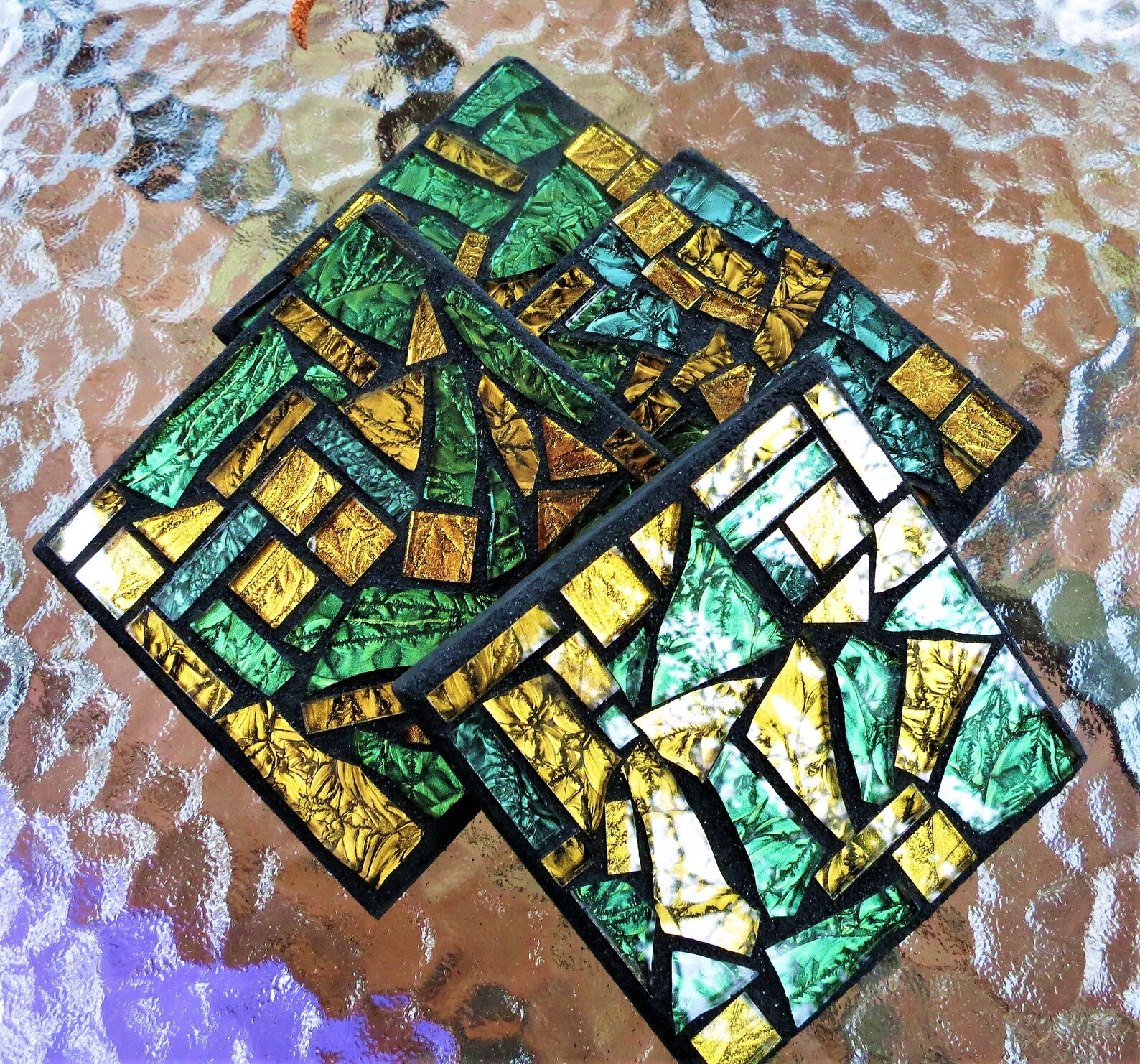 CUSTOM COASTERS Square Round or Funky Shaped Mosaic - Etsy