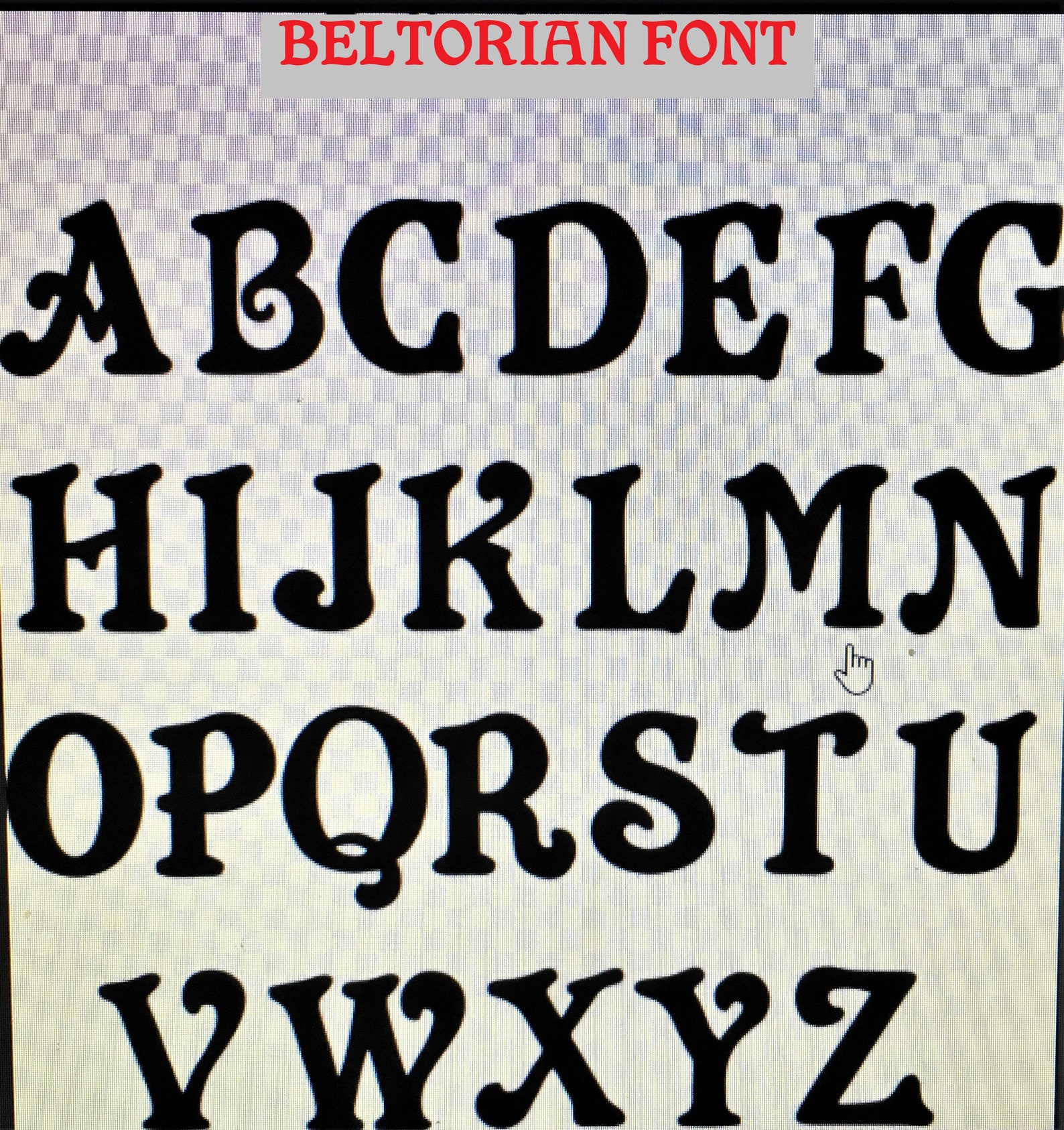 FONT SAMPLES Choose From Any Of These Font Samples For Your Etsy