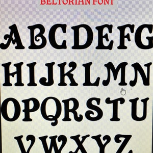 Mosaic Letter Font Samples: Custom Font Choice image 1