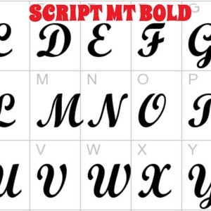 Mosaic Letter Font Samples: Custom Font Choice image 4