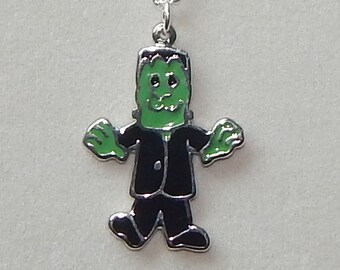 Halloween necklace,Halloween Frankenstein necklace,Frakenstein necklace,Monster necklace,Halloween costume necklace,Frakenstein monster