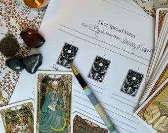 Moonlit Ritual Journal | Printable Lunar Planner | New Moon & Full Moon Ritual Pages | Digital Witchy Journal | PDF Download