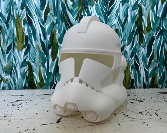 Phase 2 Clone Trooper Helmet Raw 3D Print