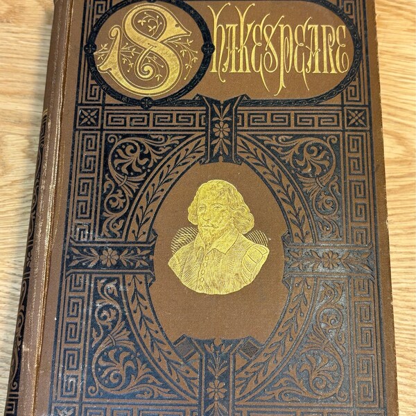 Antique Copy of "Shakespeare's Complete Works",  1880's-1890's Vintage Used Copy Hardback