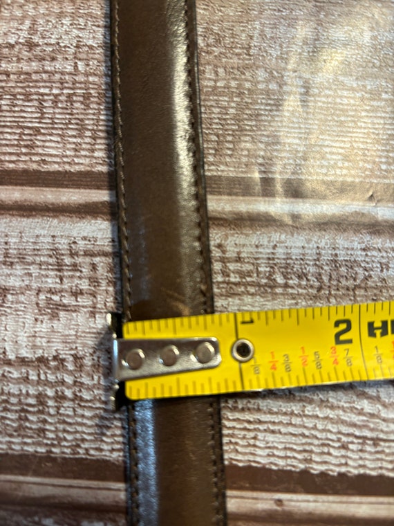 Dooney and Bourke leather brown skinny belts set … - image 9