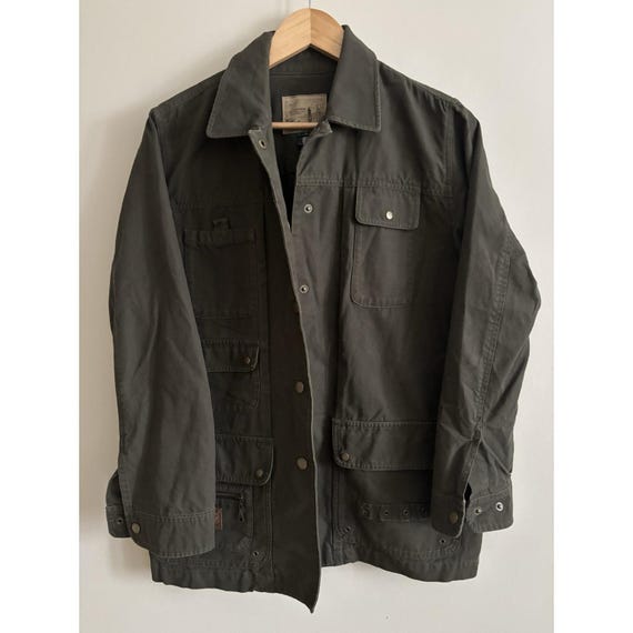 Vtg Polo Ralph Lauren Fly Fishing Jacket M Army Military Sport 