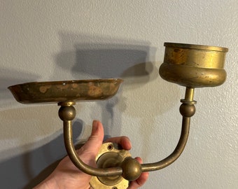 antique bathroom soap cup tumbler holder | brasscrafters vtg bath deco victorian