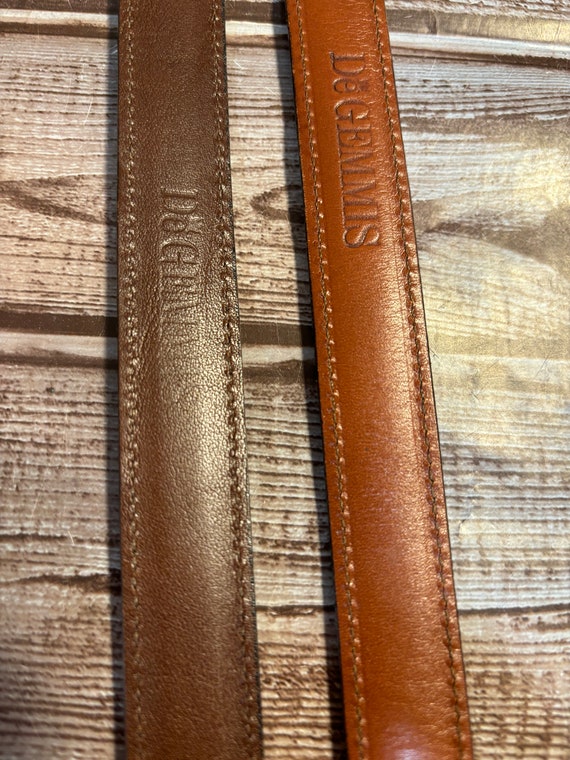 Dooney and Bourke leather brown skinny belts set … - image 3