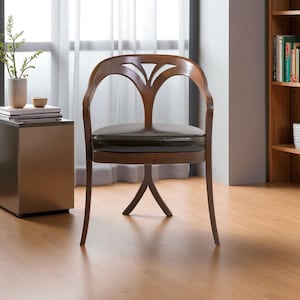 Ergonomic Seating for Home & Office | Comfortable Minimalist Accent Chair for Cafe and Workspace Decor