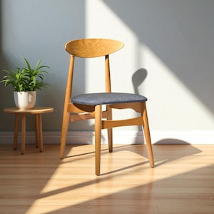 Ergonomic Desk Chair Comfortable Seating for Home Office, Studio & Cafe Workspace - Modern Design Adjustable Task Chair