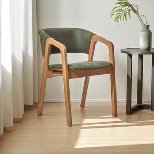 Ergonomic Desk Chair Comfortable Seating for Home Office, Studio & Cafe Workspace Modern Design