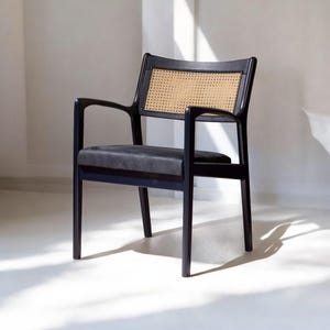 Rustic Wood Dining Chair Comfortable Seating for Dining Room & Living Room Furniture