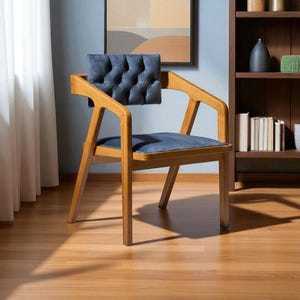 Modern Minimalist Office Chair Comfortable Workspace & Cafe Seating Decor for Home or Studio
