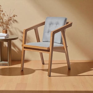 Ergonomic Seating Accent Chair for Home & Office - Comfortable Modern Minimalist Chair for Cafe - Workspace Decor