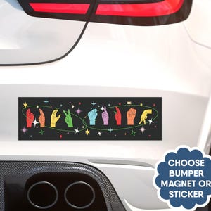 F*ck Trump Sign Language Car Magnet or Bumper Sticker, Subtle Anti Trump Decal, Subtle FDT ASL Activist, Anti MAGA Political Liberal Decor